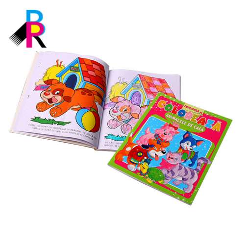 Factory Wholesale Custom Children Coloring Fill Book Printing Custom