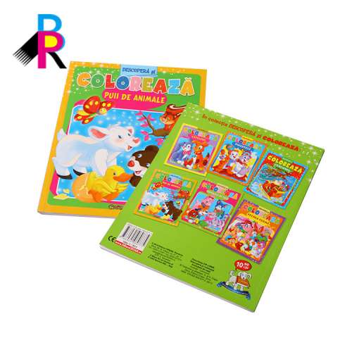 Factory Wholesale Custom Children Coloring Fill Book Printing Custom